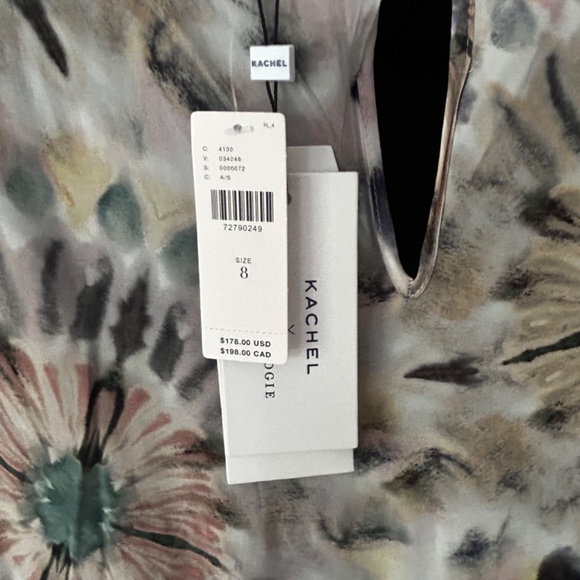 Kachel Chiara Watercolor Tie-dye Midi Dress (Anthropologie) - Picture 3 of 3